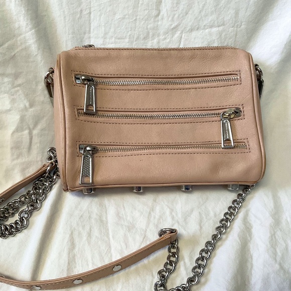 Rebecca Minkoff Blush Crossbody Bag with Silver Accents - Picture 1 of 11